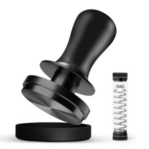 MHW-3BOMBER Espresso Coffee Tamper 58.5mm-3 Spring Loaded Calibrated Tamper with Sound Feedback,15lbs/30lbs Constant Pressure Replacement Spring, Bari