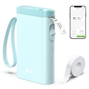 Nelko Label Maker Machine with Tape, P21 Portable Bluetooth Label Printer, Wireless Handheld Sticker Maker Mini Label Makers with Multiple Templates f