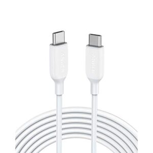 Anker USB C Cable 60W 10ft, Powerline III USB-C to USB-C Cable 2.0, for iPhone 17/16/15, iPad Pro, Samsung Galaxy, MacBook Pro,and More 10ft White