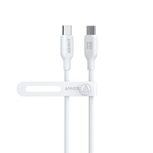 Anker 543 USB C to USB C Cable (240W 3ft), USB 2.0 Bio-Based Charging Cable for MacBook Pro, iPhone 17/16/15, iPad Pro, Samsung Galaxy,and More (Auror