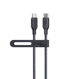 Anker 543 USB C to USB C Cable (240W, 3ft), USB 2.0 Bio-braided Charging Cable for MacBook Pro, iPhone 17/16/15, iPad Pro, Samsung Galaxy,and More (Ph