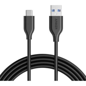 Anker USB C Cable, Powerline USB 3.0 to USB C Charger Cable (6ft) with 56k Ohm Pull-up Resistor for Samsung Galaxy Note 8, S8, S8+, S9, Oculus Quest,