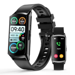 Smart Watch Fitness Tracker (Answer/Make Calls), 1.58" AMOLED Display, 24/7 Heart Rate Blood Oxygen Blood Pressure Sleep Monitor, 114+ Sports Modes Wa