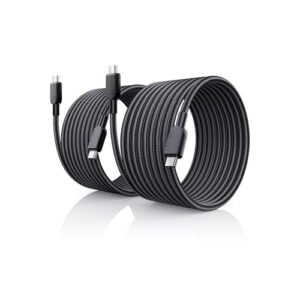 Anker USB C to USB C Cable (2Pack, 10FT),240W Type-C Fast Charging Cord for MacBook Pro, iPhone 17/16/15, iPad Pro, Samsung Galaxy,and More (Black) 3M