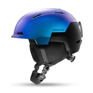 Odoland Ski Snowboard Helmet for Adults Youth, Snow Helmet for Men & Women, Adjustable Dial Fit, Safety Certified, Goggles Compatible for Skiing, Snow