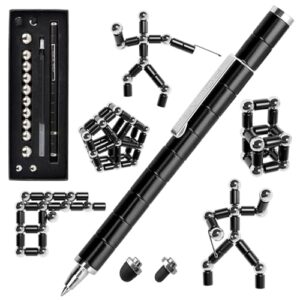 Fidget Magnetic Pen, Decompression Ballpoint Magnet Pen Birthday Gifts for Men Teen, Christmas Stocking Filler Gift For Teenage Boys Girls, Unique Coo
