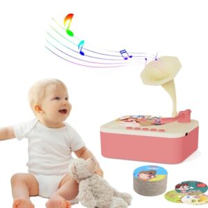 Retysaz Kids Phonograph with 99 Cards, Story Music Player for Kids 3-12 Musical Sensory Toy for boy Girl,Toddler Audio Pre-Kindergarten Toy Early Chil