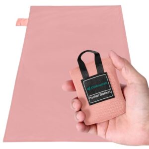 Odoland Outdoor Pocket Travel Blanket Beach Mat - Waterproof Sand Proof Beach Blanket, Picnic Mat - Multi Colour and Sizes - Portable Lightweight for