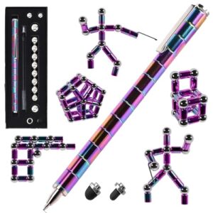 Fidget Magnetic Pen, Decompression Ballpoint Magnet Pen Birthday Gifts for Men Teen, Christmas Stocking Filler Gift For Teenage Boys Girls, Unique Coo