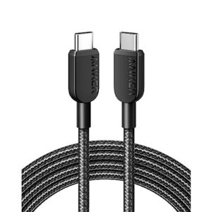 Anker USB C to USB C Charger Cable (6 ft / 1.8 m), 60W USB 2.0 Type C Cable, Fast Charging Power for iPhone 17/16/15, iPad Pro, Samsung Galaxy, MacBoo