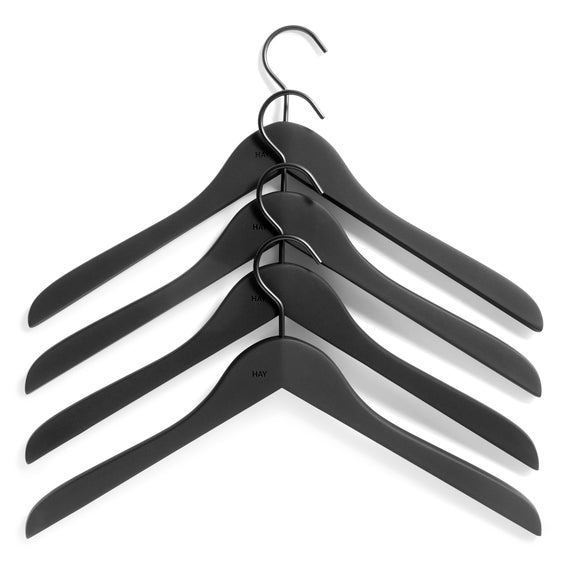 HAY Soft Coat Hangers - Set of 4 Slim