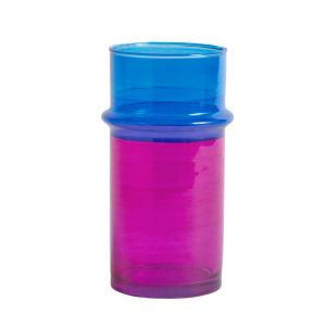 Hay Moroccan Vase Pink and Blue Small