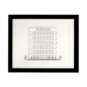 minima. A3 Palazzo della Civilta, Rome, 3D Framed Illustration Ex-display