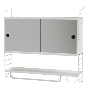 String Bathroom Shelving Cabinet System
