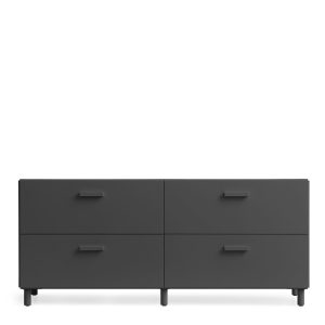 String Relief Chest of drawers, low